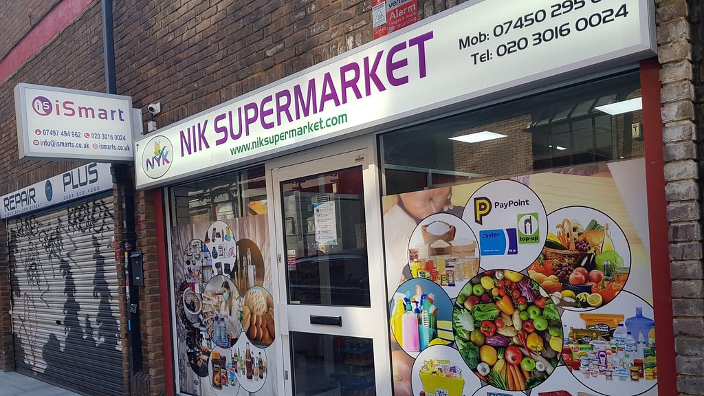 shop sign light box