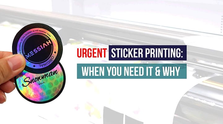 Urgent Sticker Printing When You Need It and Why