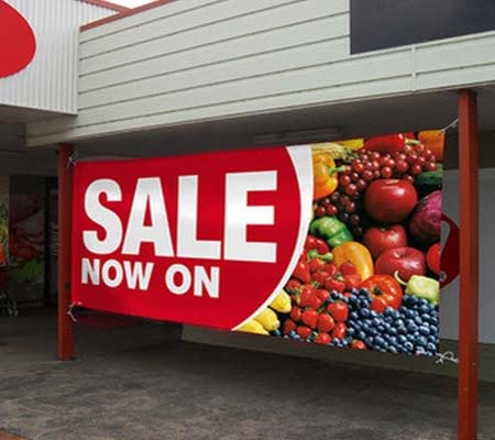 High-quality banners for indoor and outdoor use